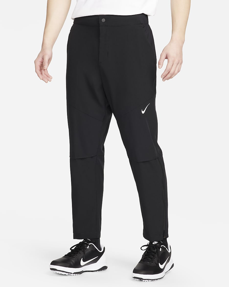 Nike Golf Club Men's Dri-FIT Golf Pants - Black/Black/White