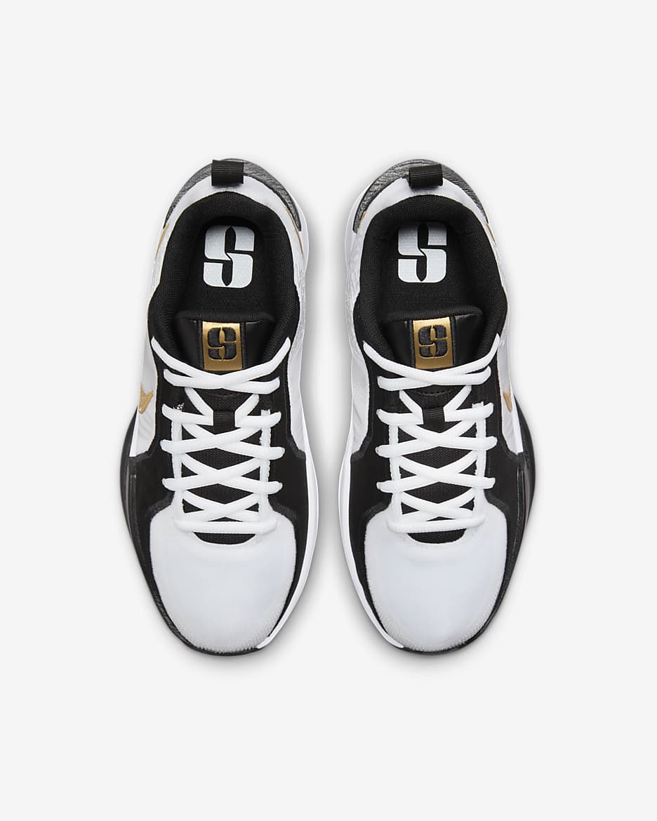 Sabrina 2 "Gold Quest" Big Kids' Basketball Shoes - Black/White/Anthracite/Metallic Gold