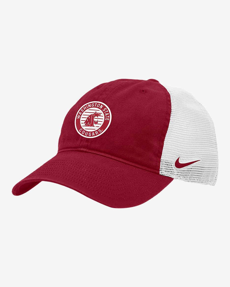 Washington State Heritage86 Nike College Trucker Hat - Crimson