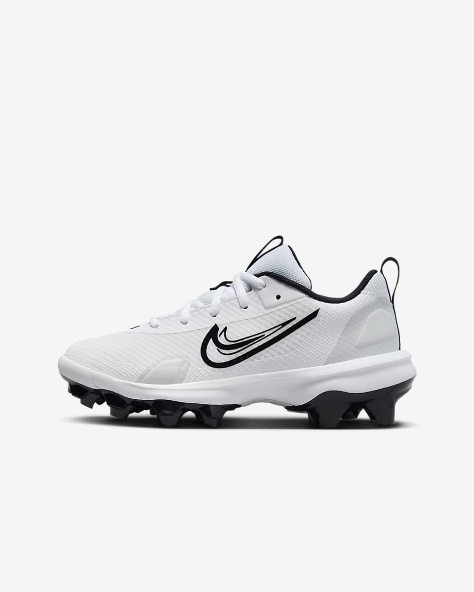 Nike Force Trout 9 Pro MCS Big Kids' Baseball Cleats - White/Pure Platinum/Black