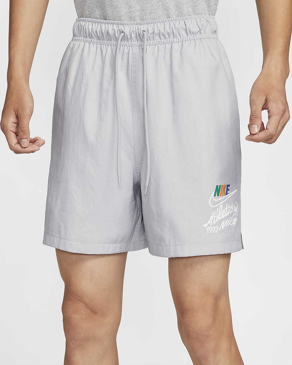 Nike Club Men's Woven Flow Shorts - Light Smoke Grey