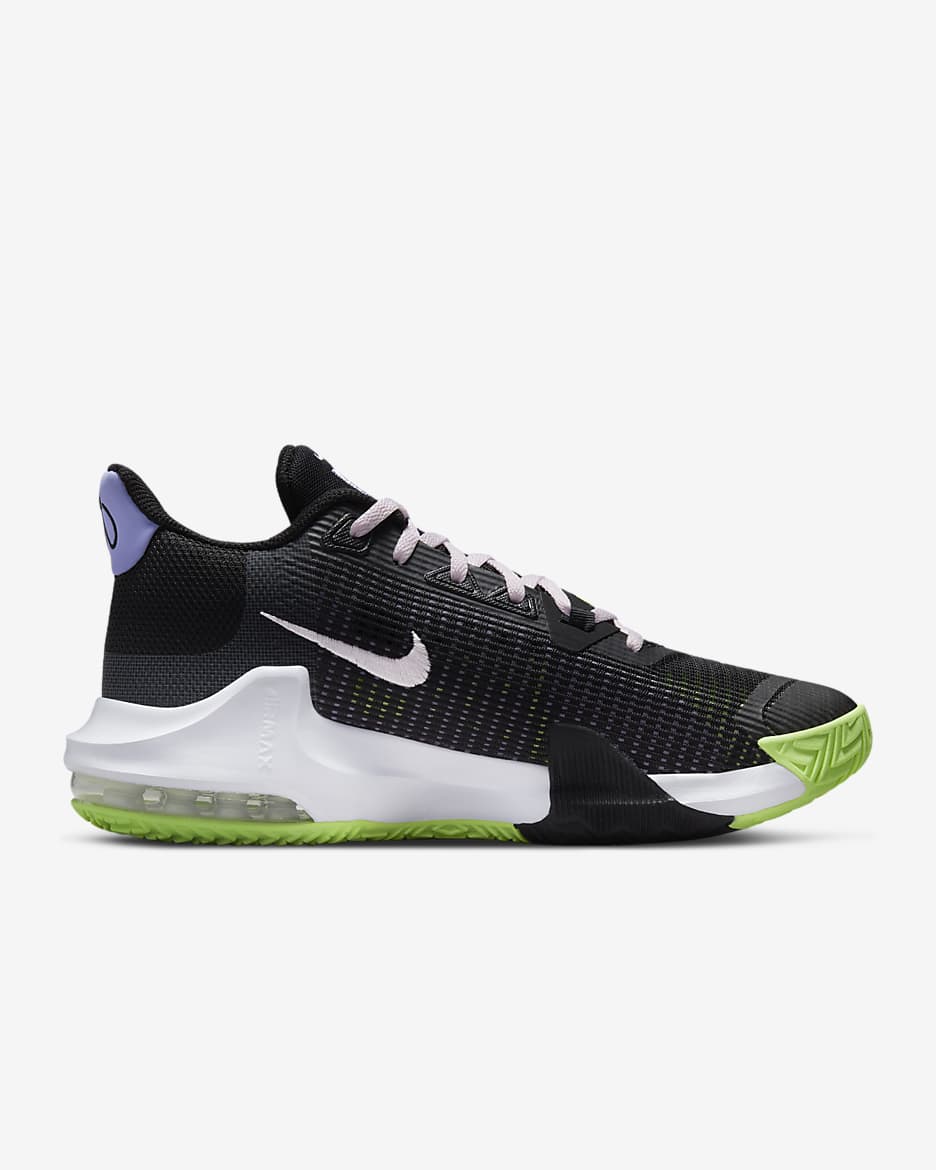 Nike Impact 3 Basketball Shoe - Black/Ghost Green/Purple Pulse/Pink Foam