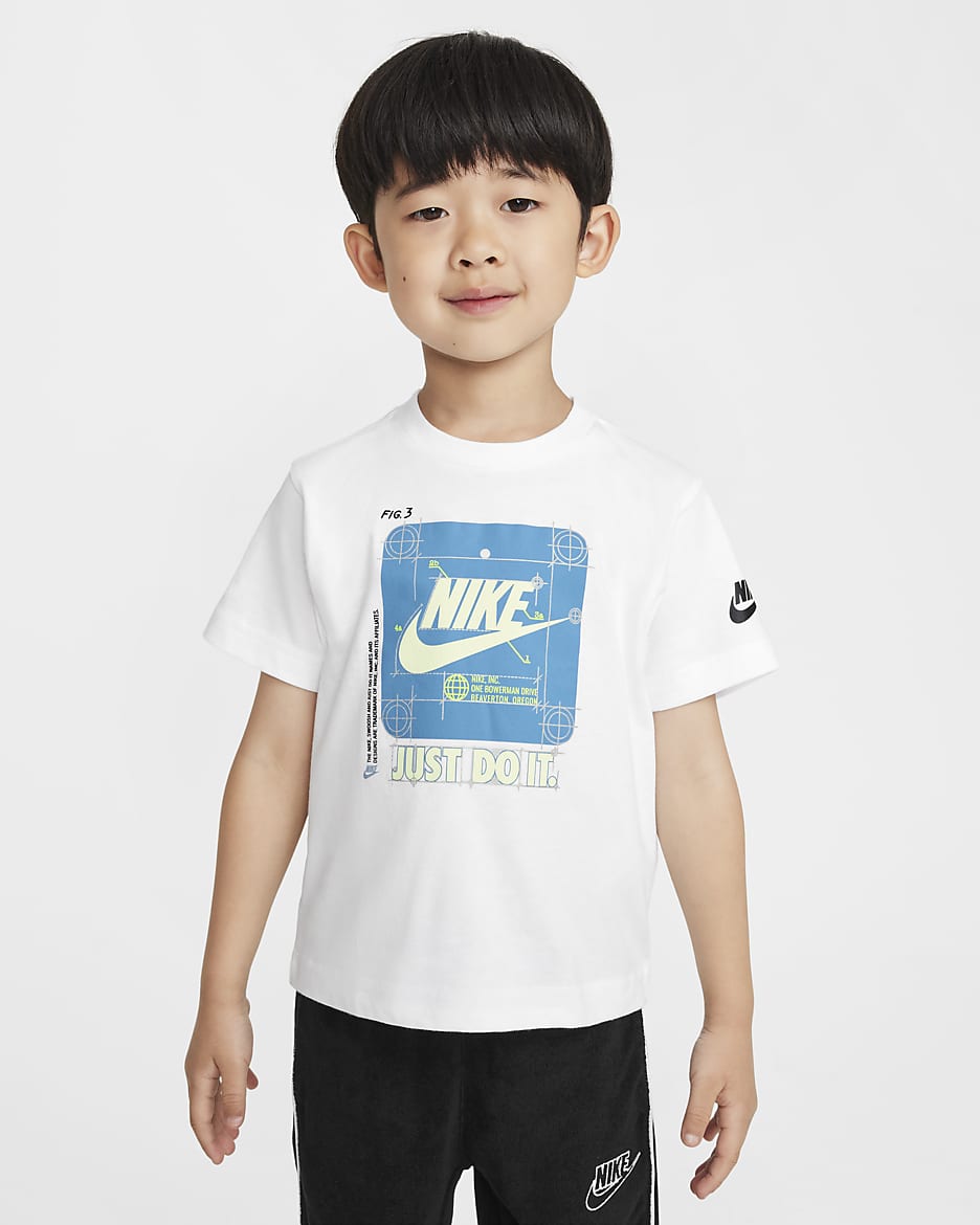 T-shirt Future Utility Nike pour tout-petit - Blanc