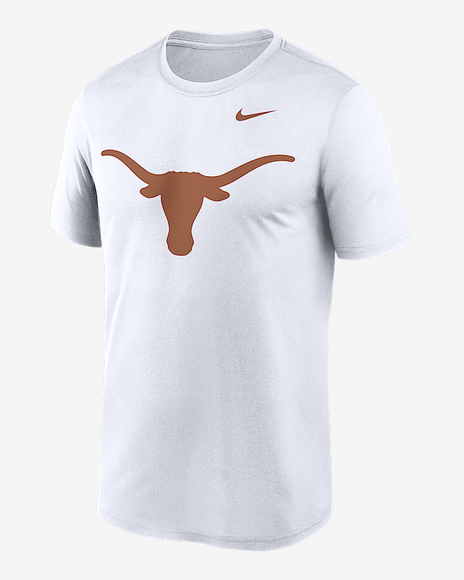 Texas Primetime Legend Logo Men's Nike Dri-FIT College T-Shirt - White