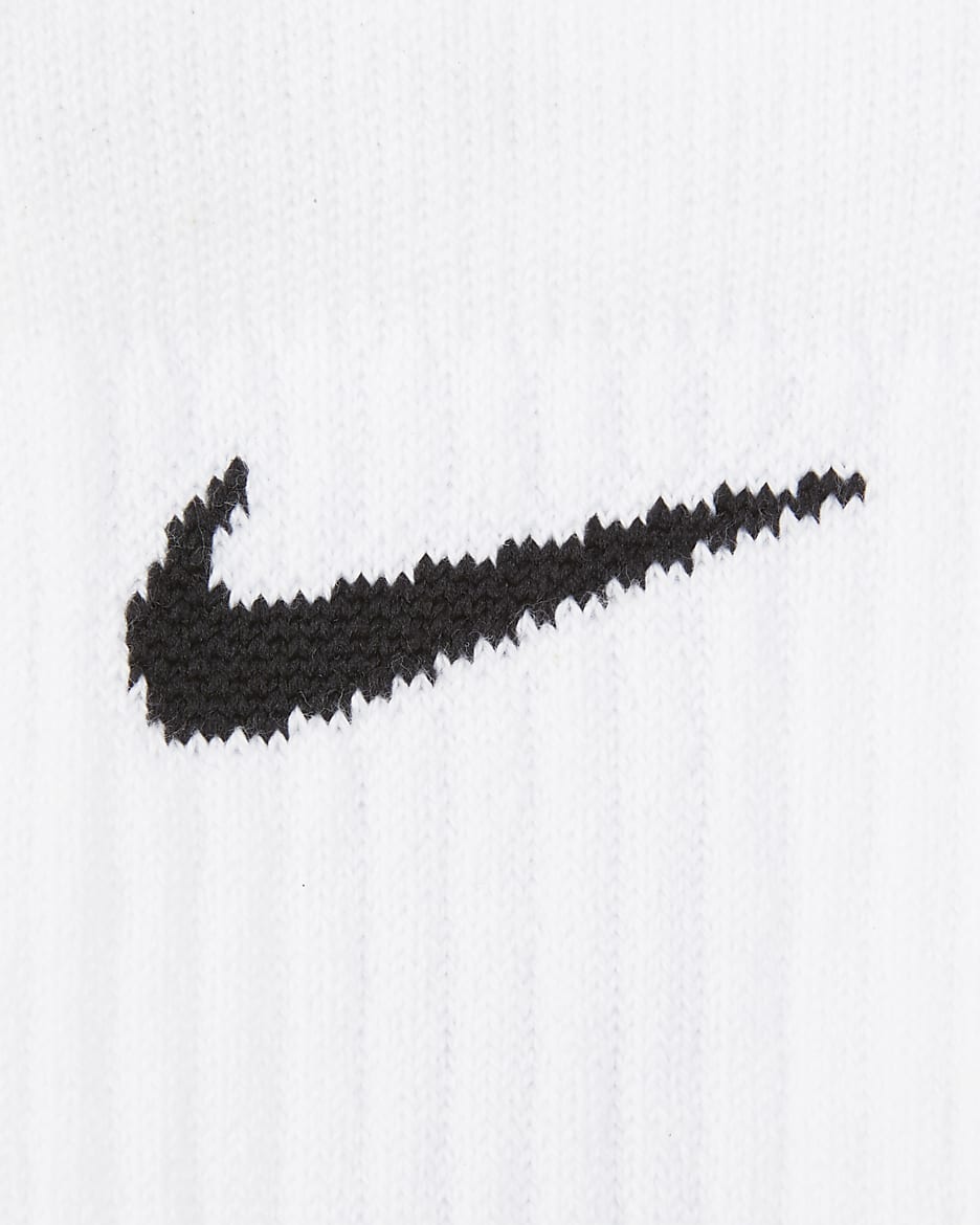 Nike Elite Crew Basketball Socks - White/Black/Black