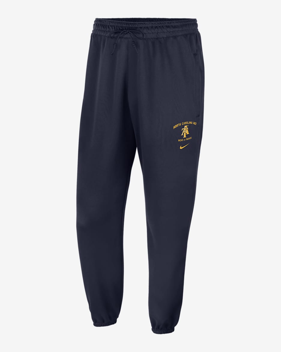 North Carolina A&T Standard Issue Men's Nike College Fleece Joggers - Navy