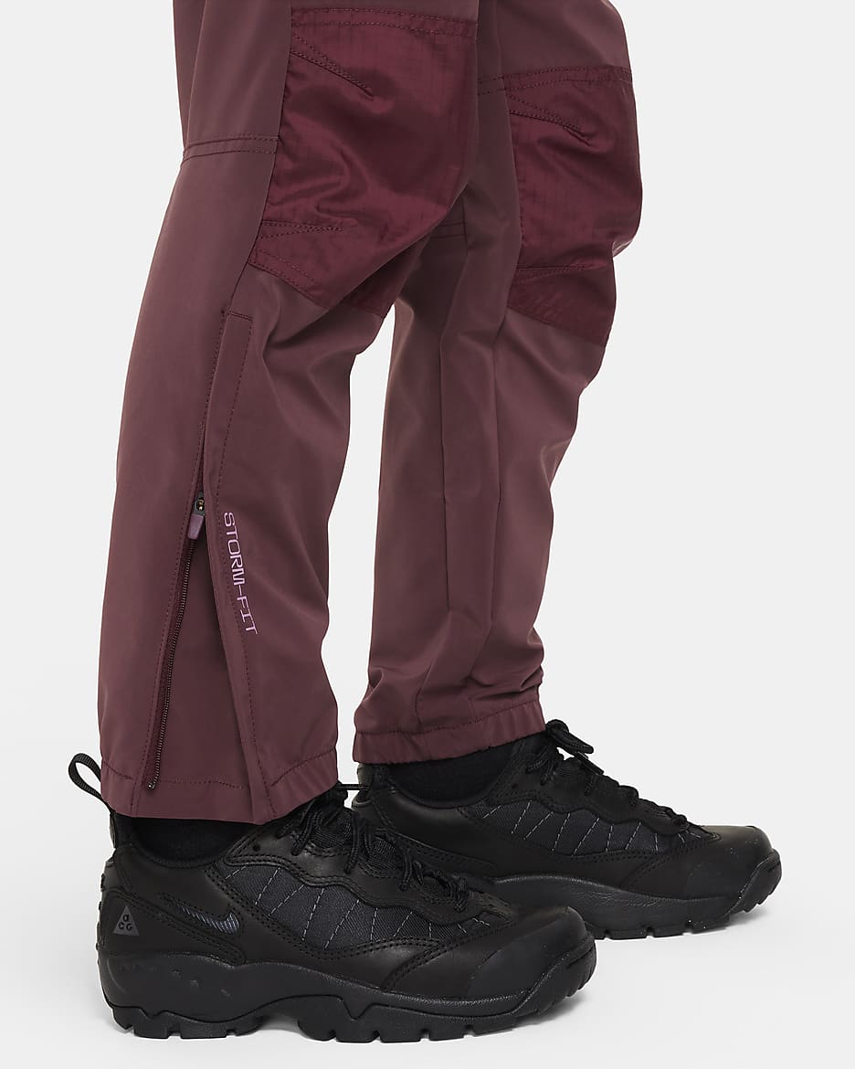 Nike ACG Storm-FIT Big Kids' Puddle Pants - Night Maroon/Violet Dust/Violet Dust