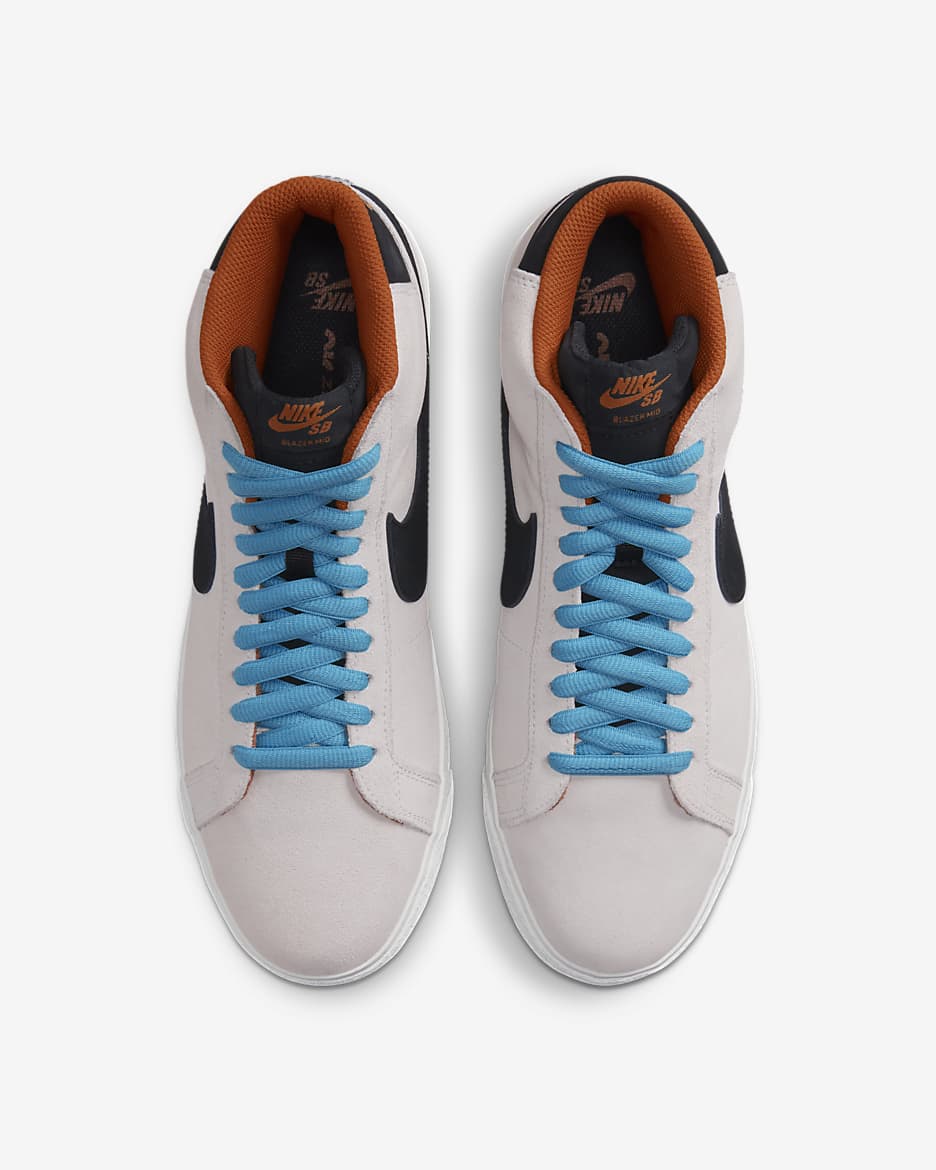 Nike SB Zoom Blazer Mid Electric skateschoenen - Phantom/Monarch/Summit White/Zwart