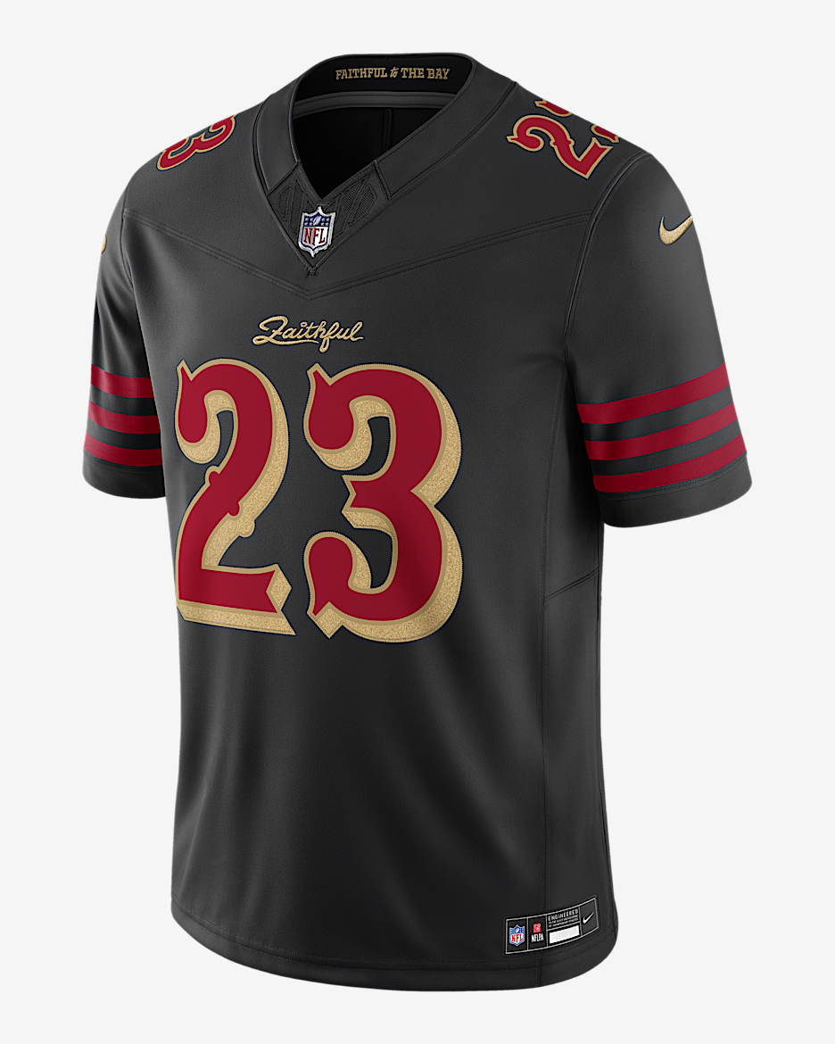 Christian McCaffrey San Francisco 49ers Rivalries Collection Men's Nike Dri-FIT NFL Limited Jersey - Black