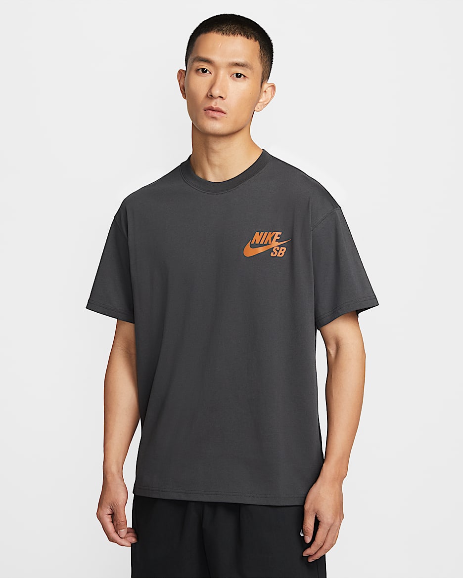ナイキ SB ロゴ スケートボード Tシャツ - ダークスモークグレー