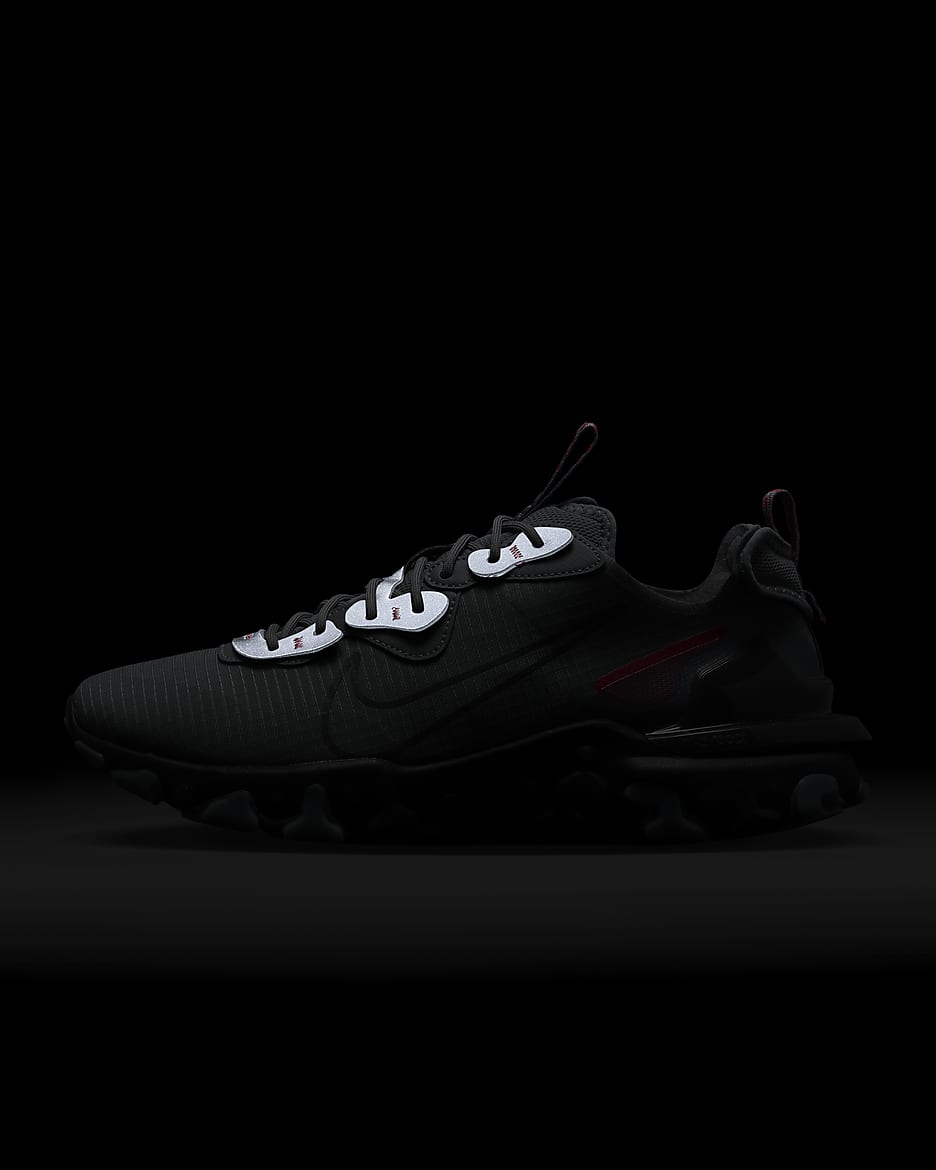 Sapatilhas Nike React Vision para homem - Cinzento Cool/Vermelho University/Anthracite