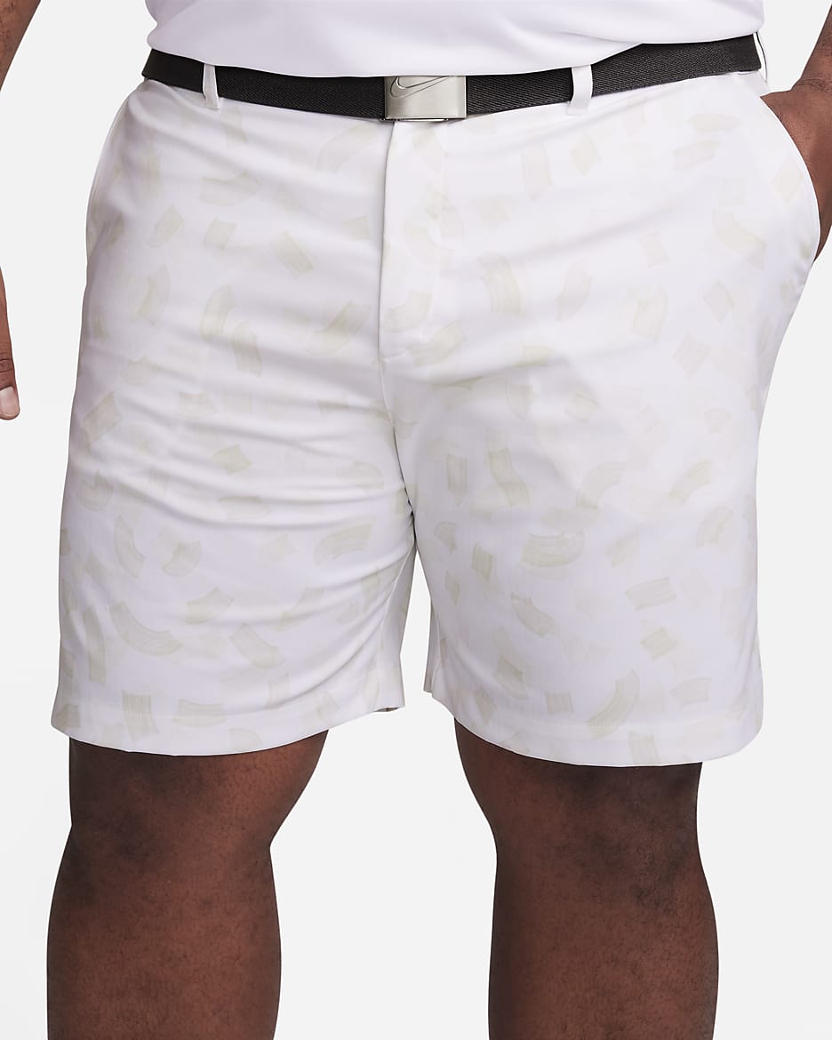 Golfshorts i chinosmodell Nike Tour 20 cm för män - Vit/Svart