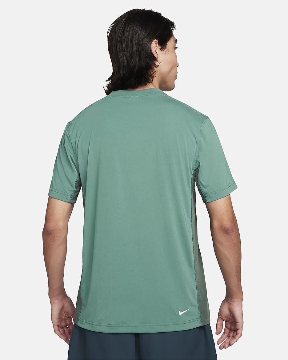 Playera de manga corta Dri-FIT ADV UV para hombre Nike ACG "Goat Rocks" - De costa a costa/Verde vintage/Blanco cumbre