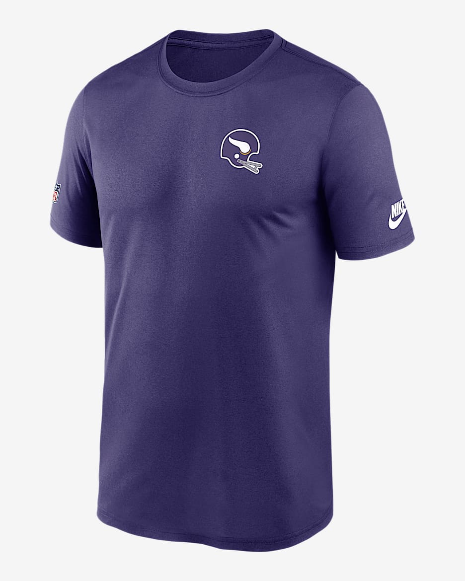 Minnesota Vikings Alt Legend Small Logo Men's Nike Dri-FIT NFL T-Shirt - Purple