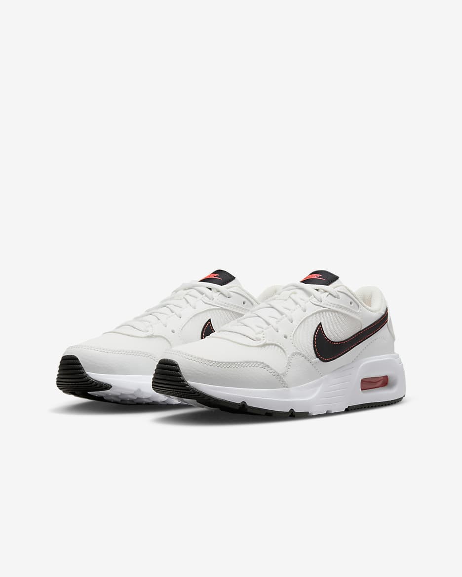 Nike Air Max SC Older Kids' Shoe - Summit White/Bright Crimson/White/Black