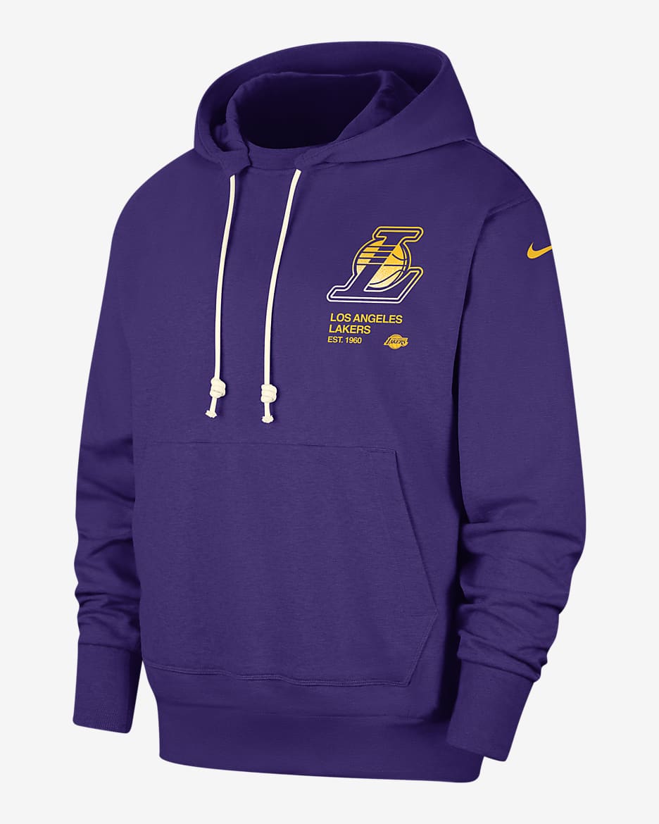 Los Angeles Lakers Standard Issue Courtside Men's Nike Dri-FIT Hoodie - Field Purple