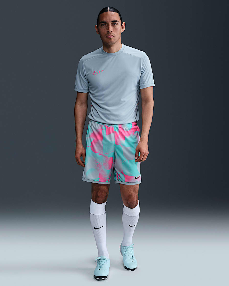 Nike Academy+ Men's Dri-FIT Soccer Shorts - Hyper Pink/Ocean Cube/Dynamic Turquoise/Black