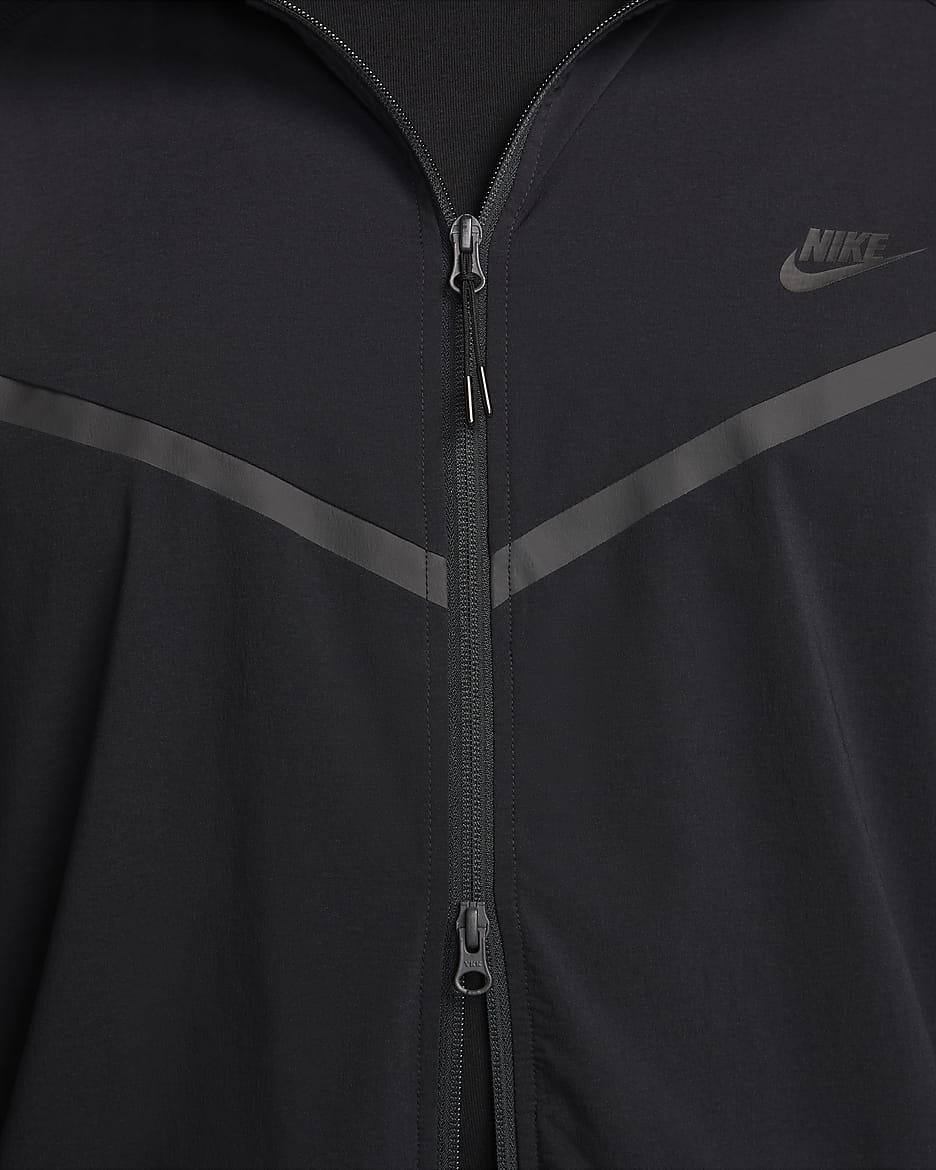 Veste tissée Nike Tech pour homme - Noir/Noir/Noir