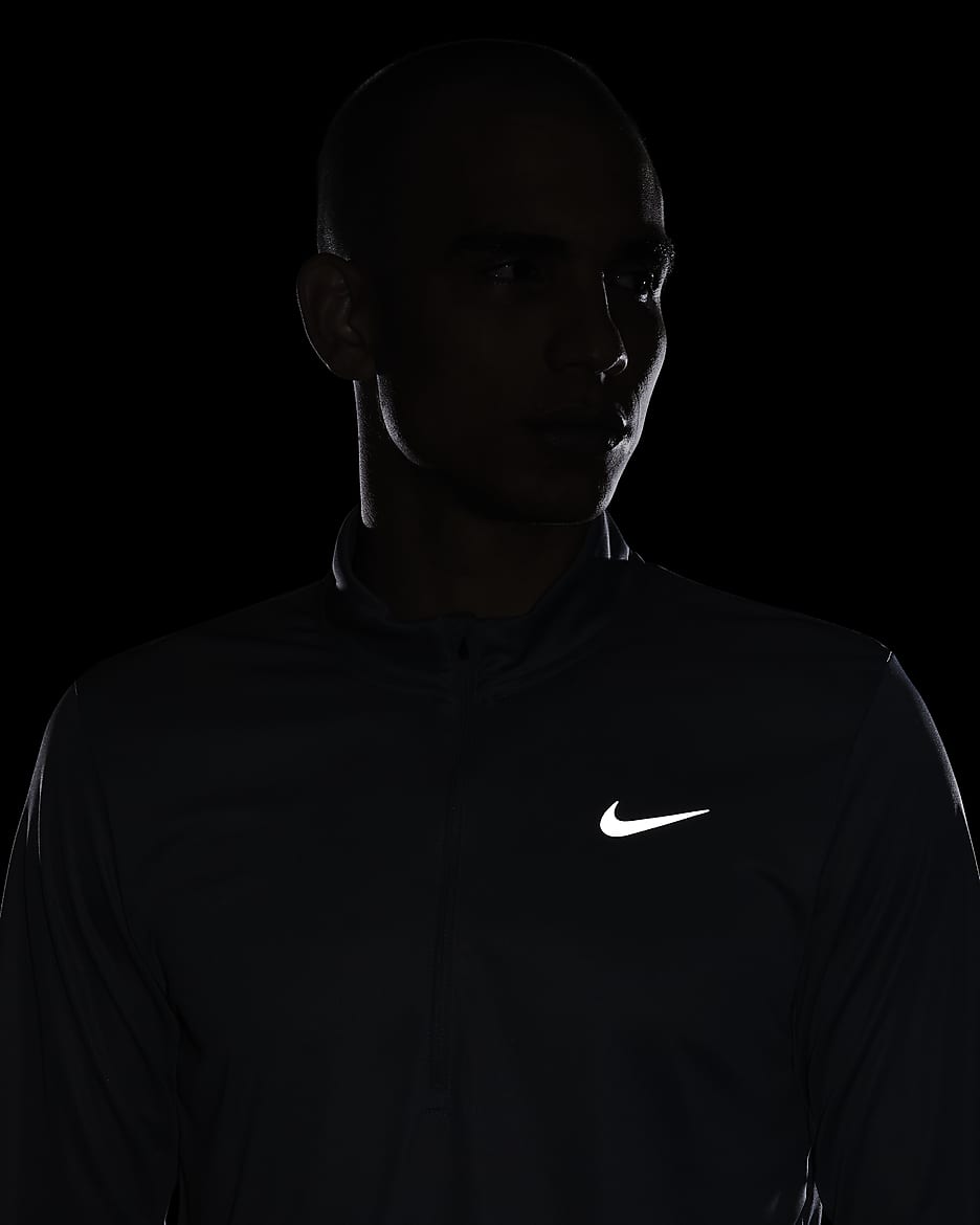 Nike Pacer Dri-FIT-Laufoberteil mit Halbreißverschluss für Herren - Smoke Grey