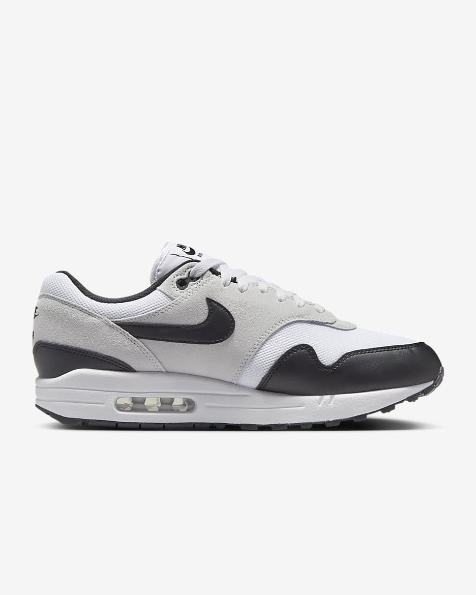 Nike Air Max 1 Essential-sko til mænd - hvid/Pure Platinum/sort