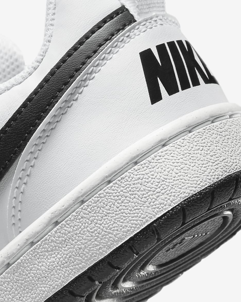 Nike Court Borough Low Recraft Older Kids' Shoes - White/Black