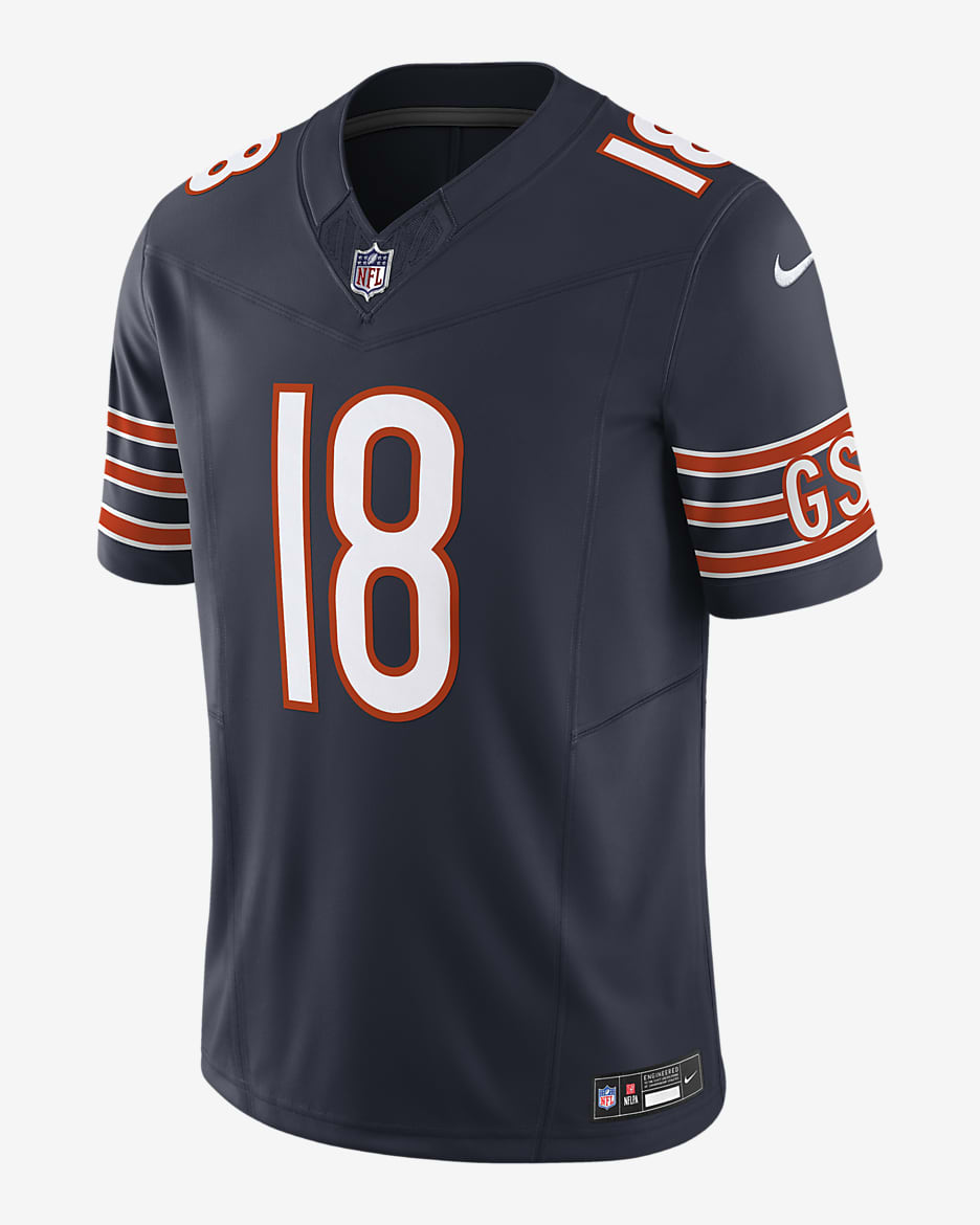 Caleb Williams Chicago Bears Men's Nike Dri-FIT NFL Limited Jersey - Navy