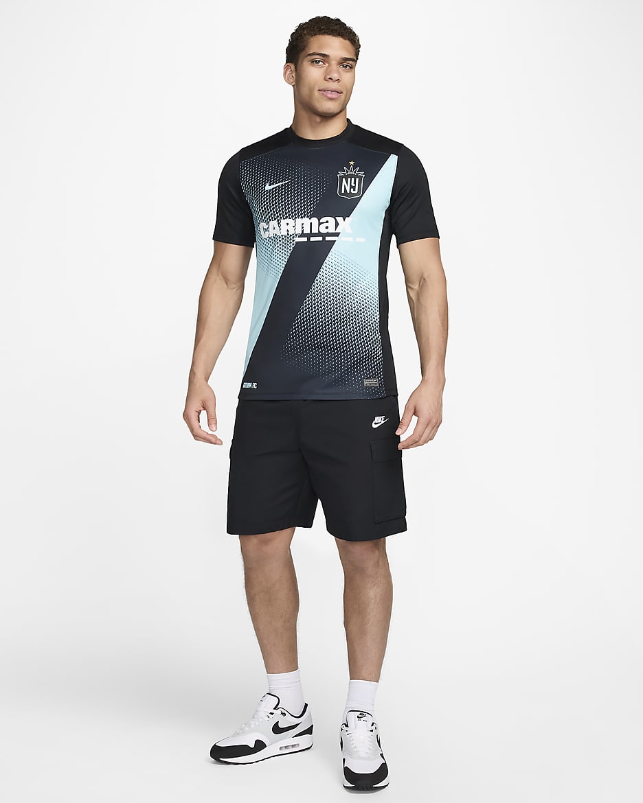 NJ/NY Gotham FC 2024 Stadium Primary Men's Nike Dri-FIT NWSL Replica Jersey - Black