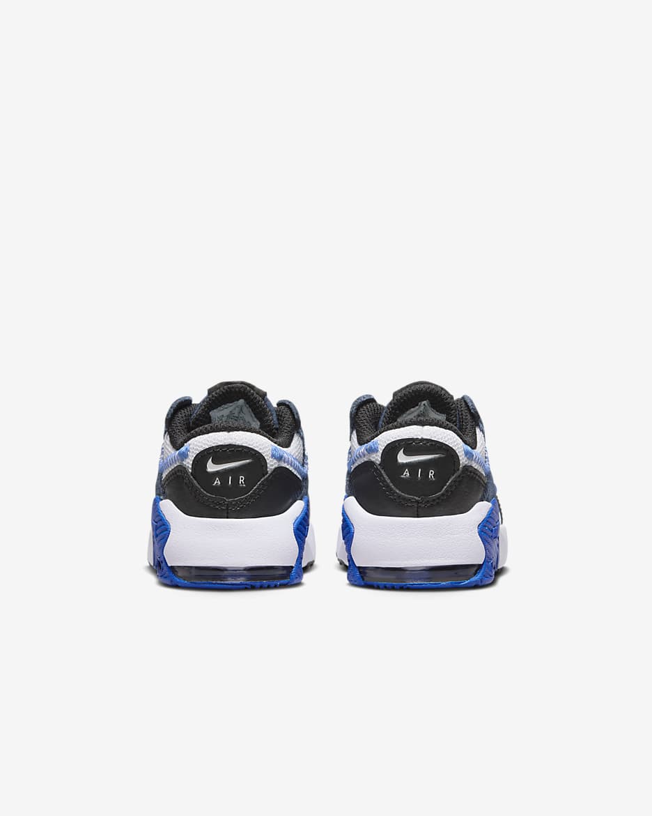 รองเท้าทารก/เด็กวัยหัดเดิน Nike Air Max Excee - ขาว/ดำ/Midnight Navy/Hyper Royal