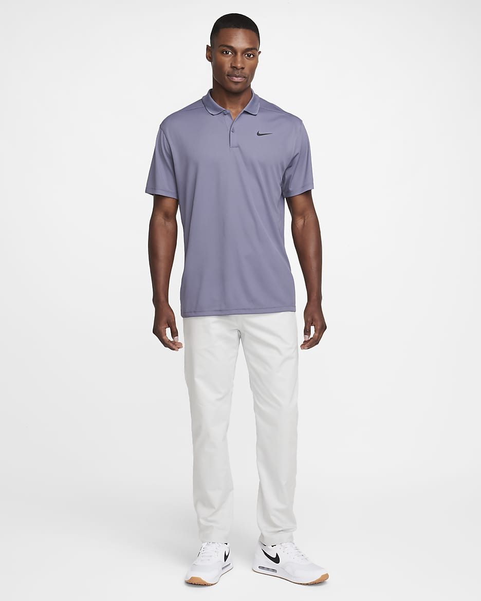 Nike Dri-FIT Victory Men's Golf Polo - Light Carbon/Black