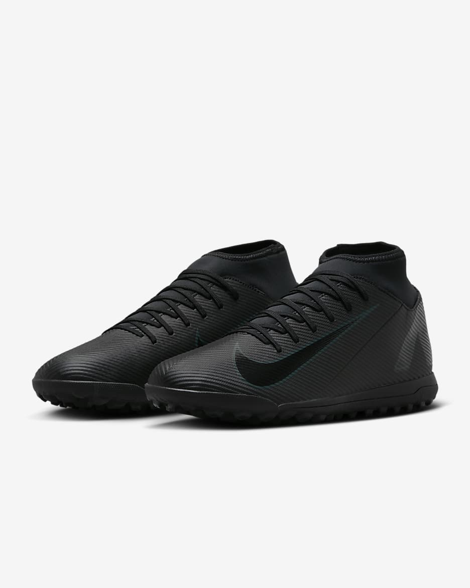 Kotníkové kopačky Nike Mercurial Superfly 10 Club TF - Černá/Deep Jungle/Černá