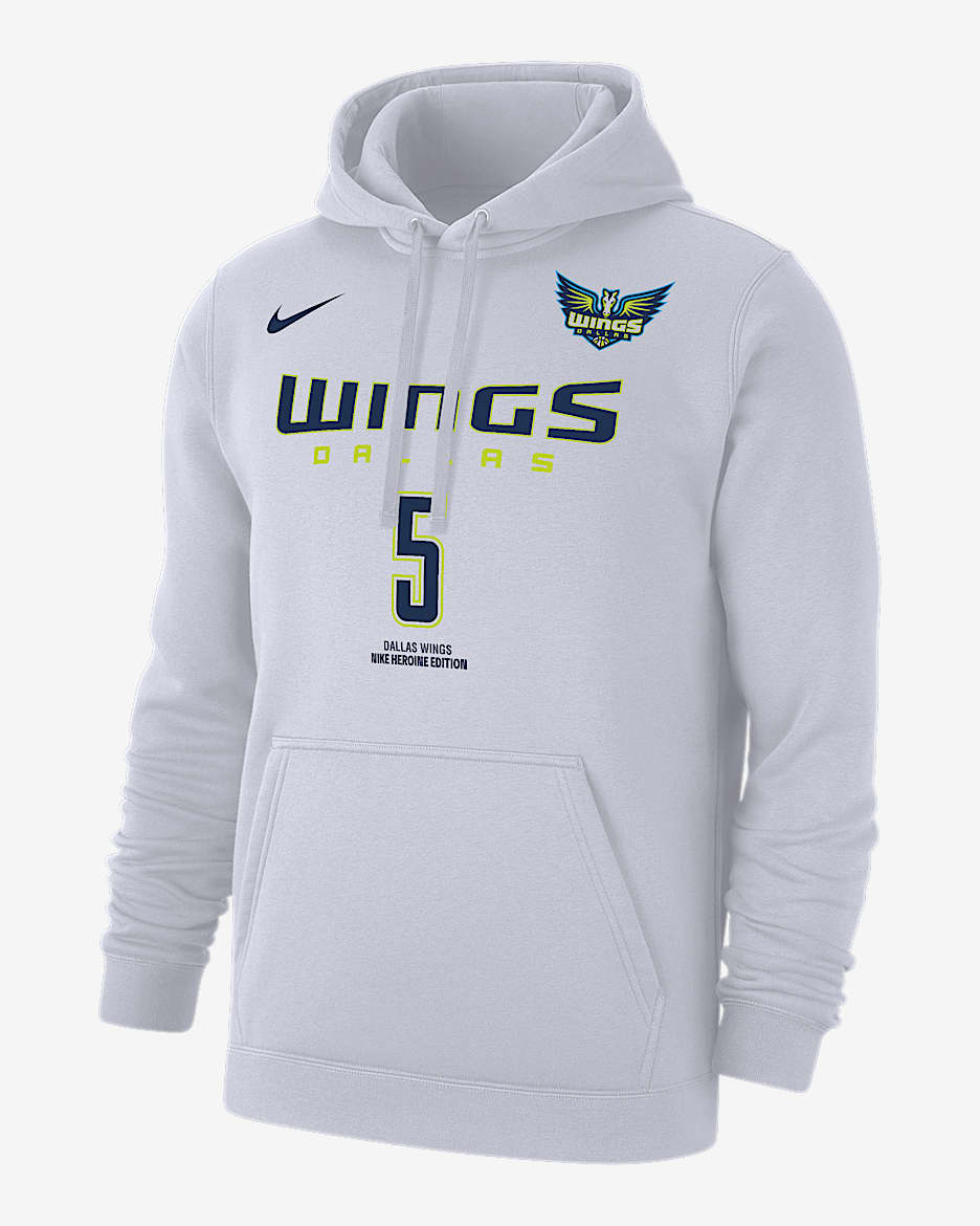 Paige Bueckers Dallas Wings Club Nike WNBA Fleece Pullover Hoodie - White