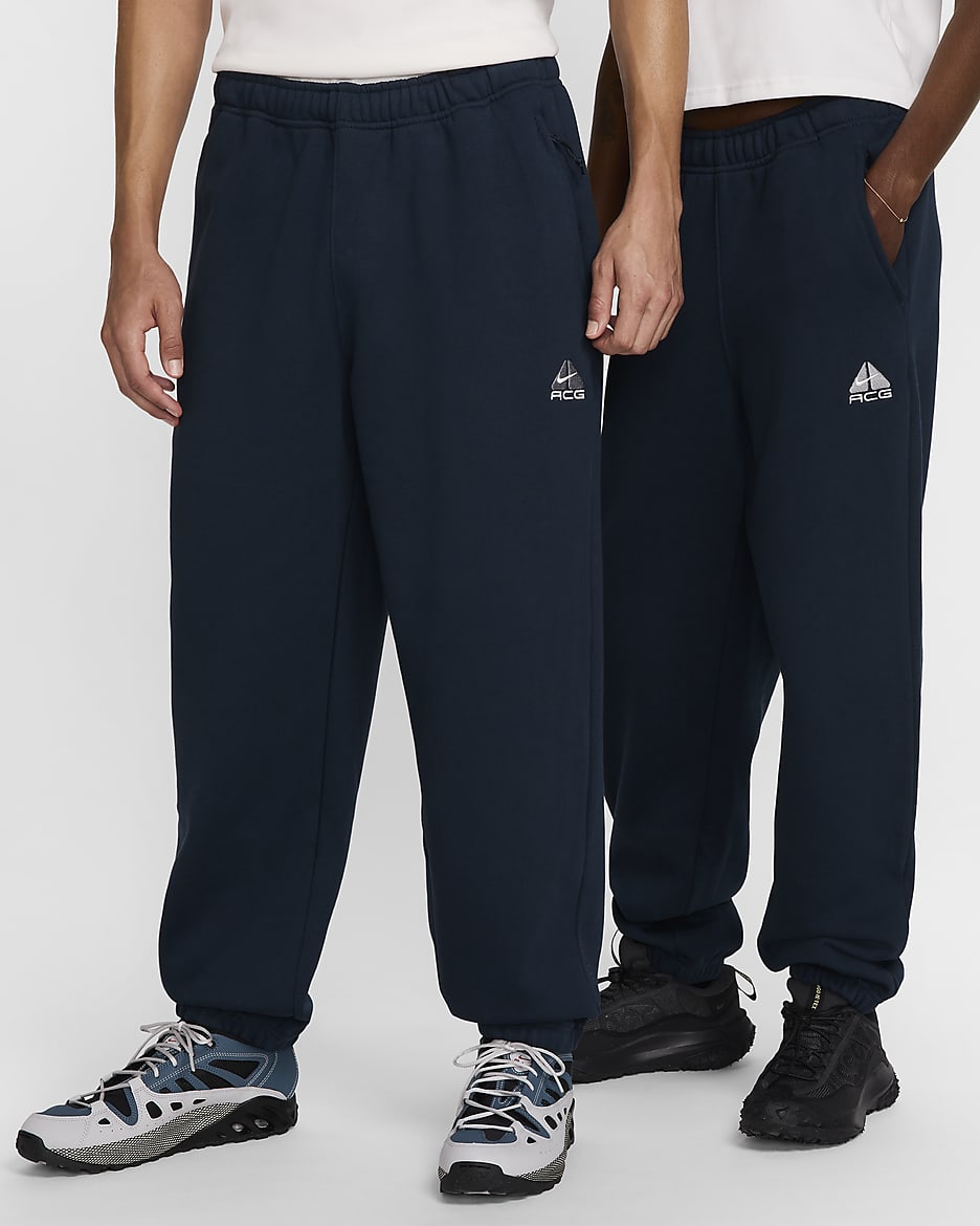 Nike ACG Lungs Therma-FIT Repel 'Tuff Fleece' Trousers - Armoury Navy/Black/Summit White/Black