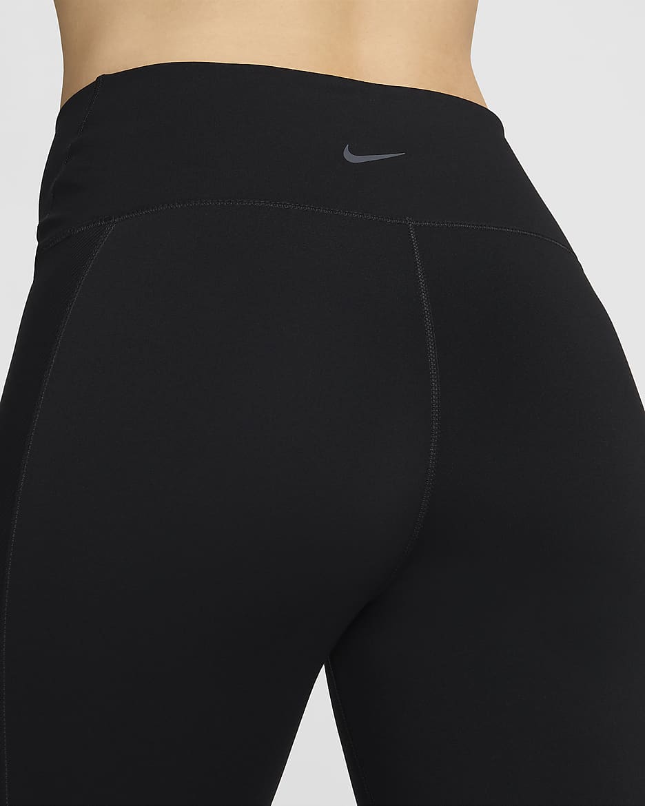 Nike One Wrap Women's High-Waisted 7/8 Leggings - Black/Cool Grey