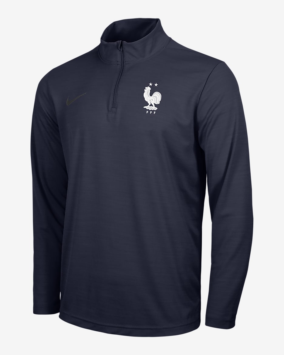 FFF Men's Nike Dri-FIT 1/4-Zip Intensity Top - Navy