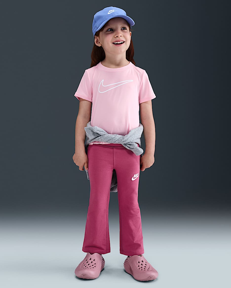 Nike Dri-FIT Toddler Flare Leggings - Sweet Beet