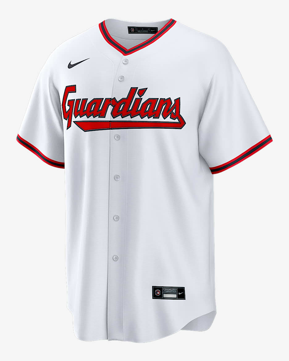 Shane Bieber Cleveland Guardians Men's Nike MLB Replica Jersey - White