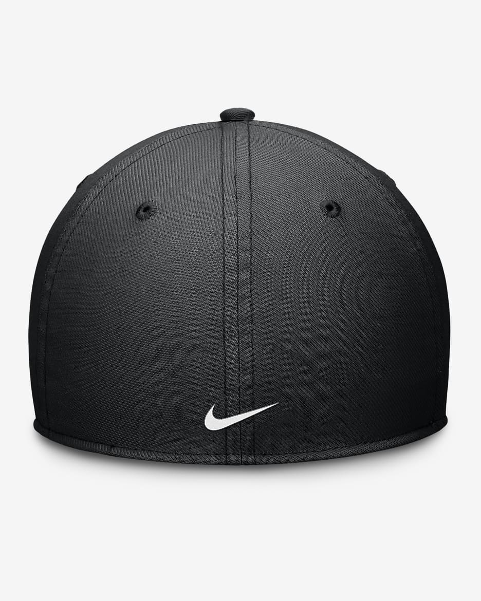 Gorra Nike Dri-FIT de la MLB para hombre San Francisco Giants Evergreen Swoosh - Negro