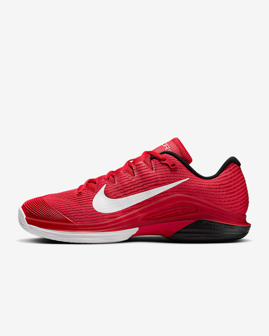 Nike Vapor 12 Men's Hard Court Tennis Shoes - University Red/Black/Gym Red/White