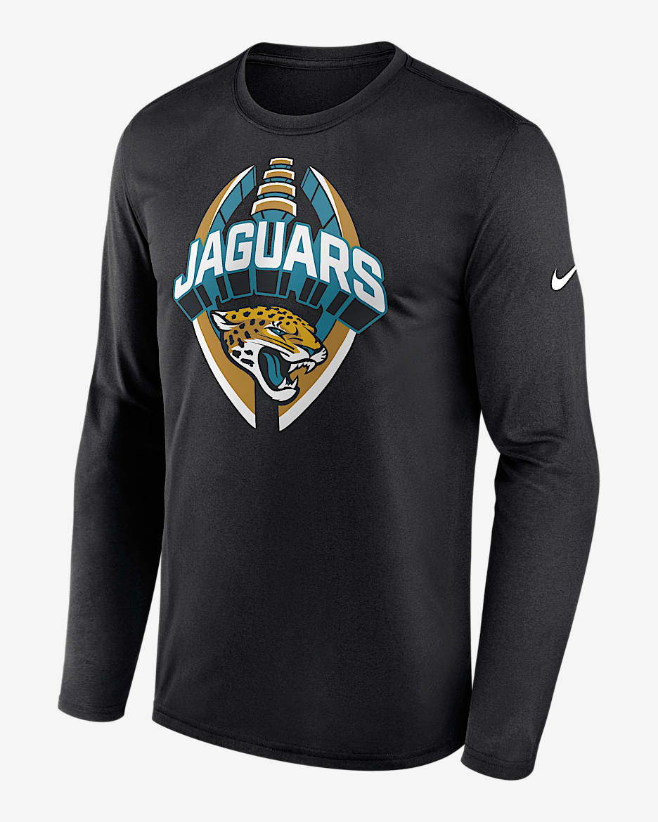 Jacksonville Jaguars Legend Icon Men's Nike Dri-FIT NFL Long-Sleeve T-Shirt - Black