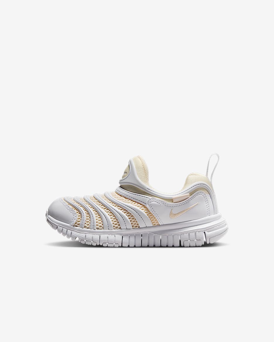 Tenis para niños de preescolar Nike Dynamo Free - Blanco/Guayaba hielo
