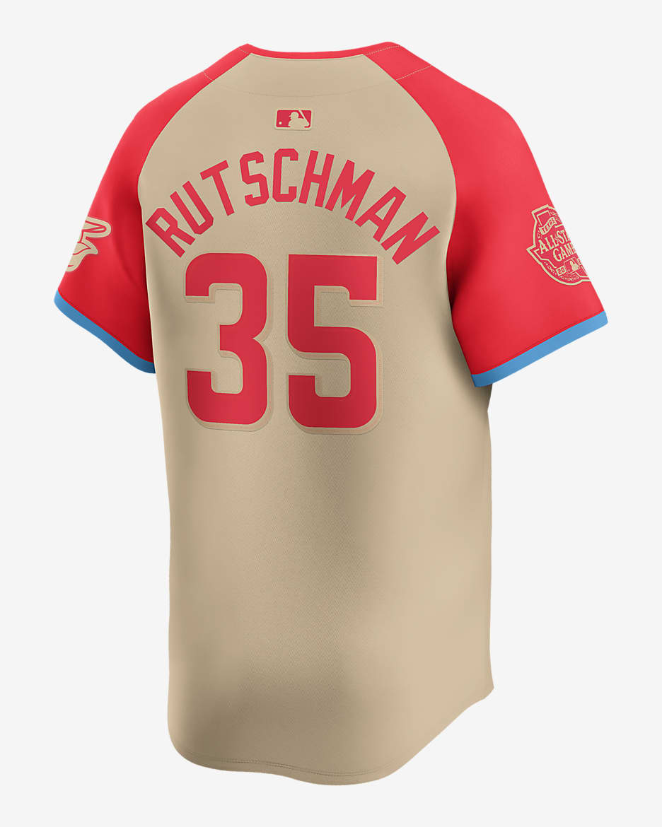 Jersey Nike Dri-FIT ADV de la MLB Limited para hombre Adley Rutschman American League 2024 All-Star Game - Mineral desierto