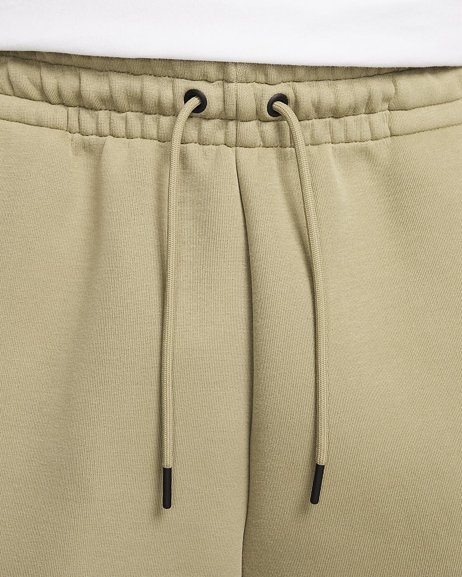 Nike Tech Men's Fleece Shorts - Neutral Olive/Neutral Olive