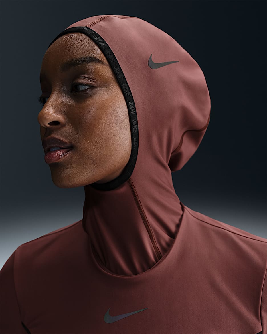 Nike Swim Victory Women's Hijab - Red Sepia/Black