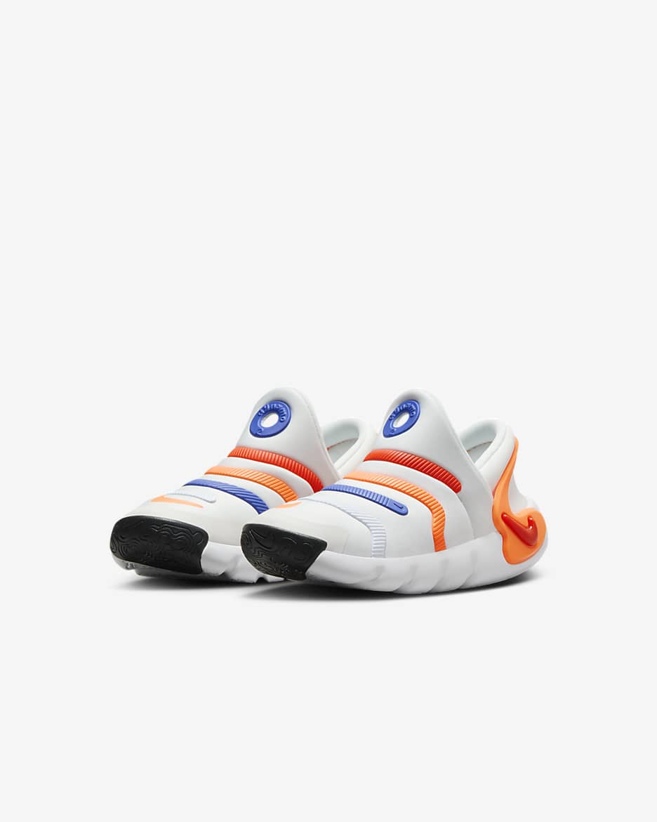 Nike Dynamo 2 EasyOn Younger Kids' Shoes - Summit White/Total Orange/Astronomy Blue/Team Orange