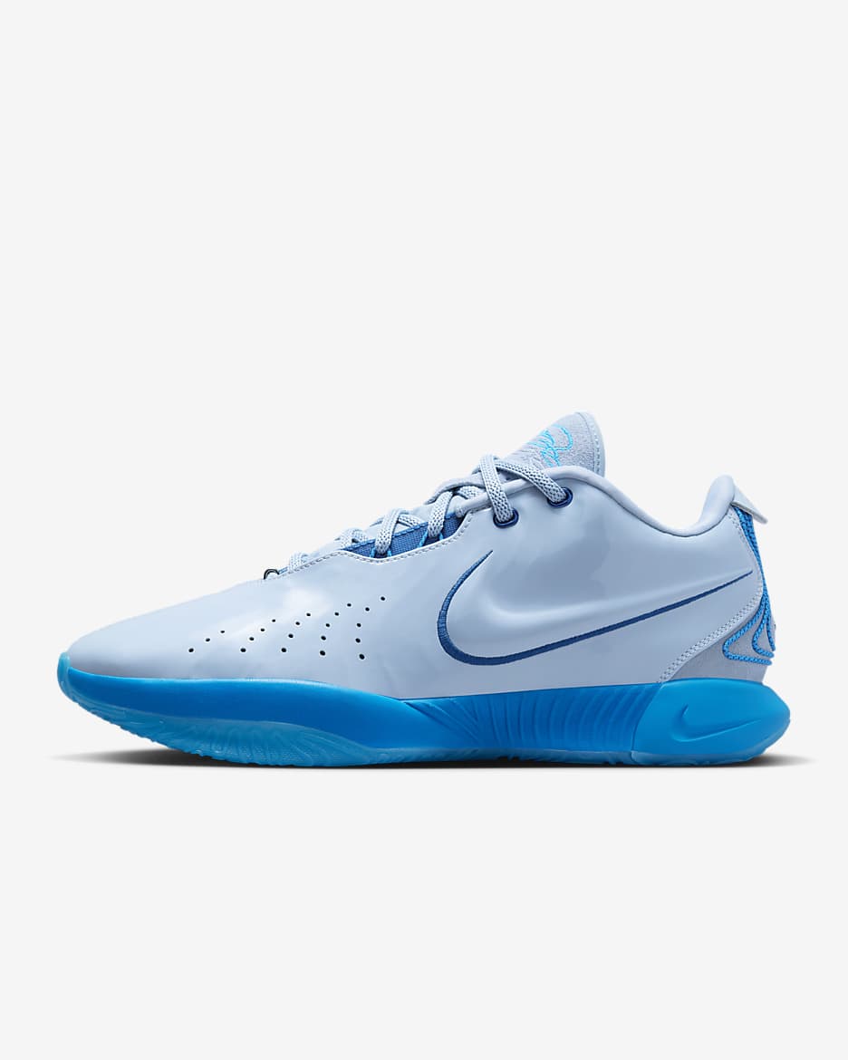 Calzado de básquetbol LeBron XXI - Azul militar claro/Azul héroe/Azul glacial/Azul cancha