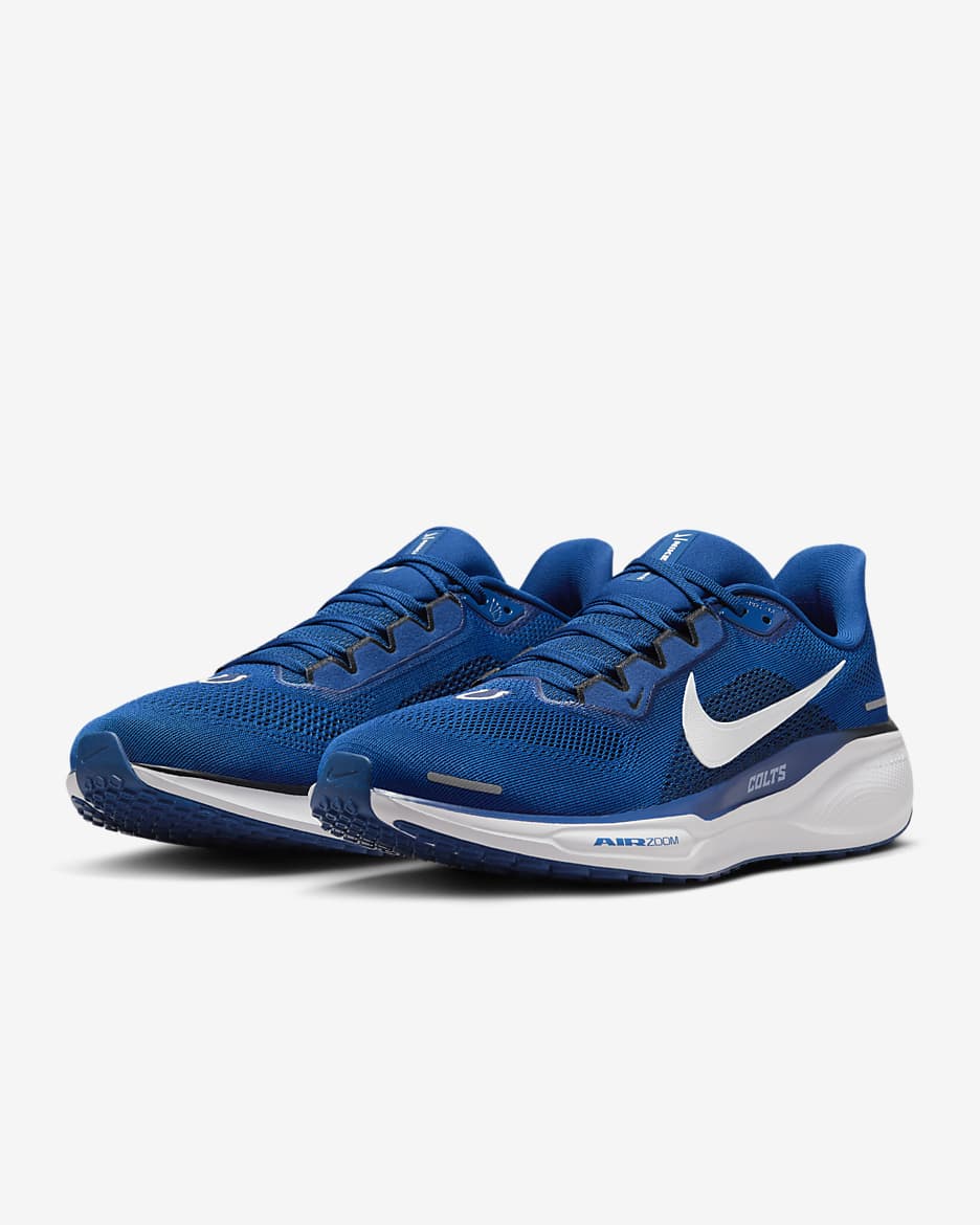 Tenis de correr en pavimento para hombre Nike Pegasus 41 NFL Indianapolis Colts - Azul gimnasio/Blanco/Negro/Blanco