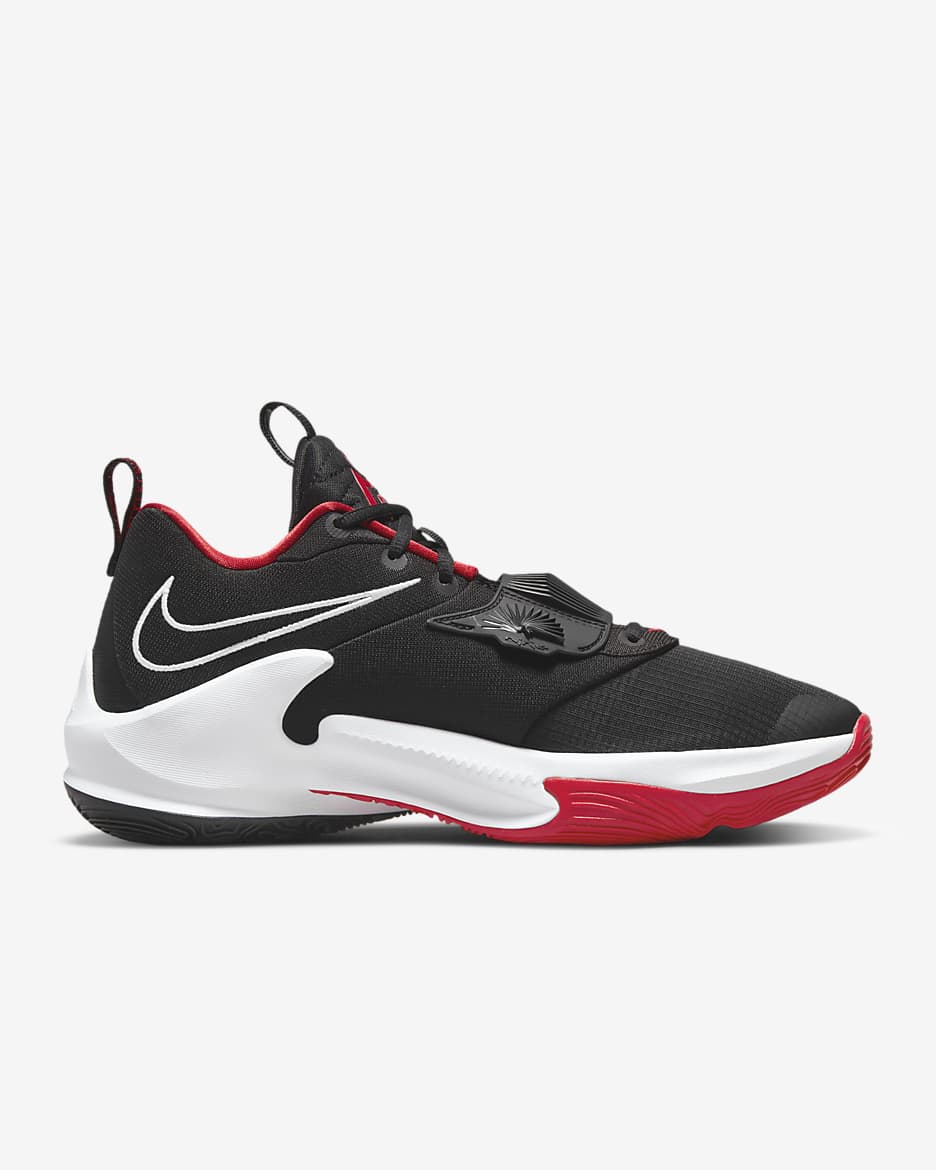 Freak 3 Basketball Shoes - Black/University Red/White