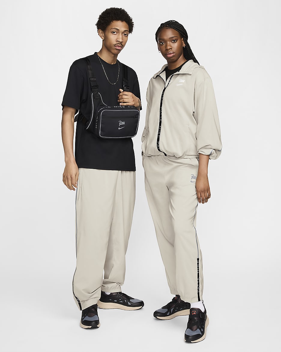 Nike x Patta Running Team Men's Tracksuit Bottoms - Sand Drift/Cream II