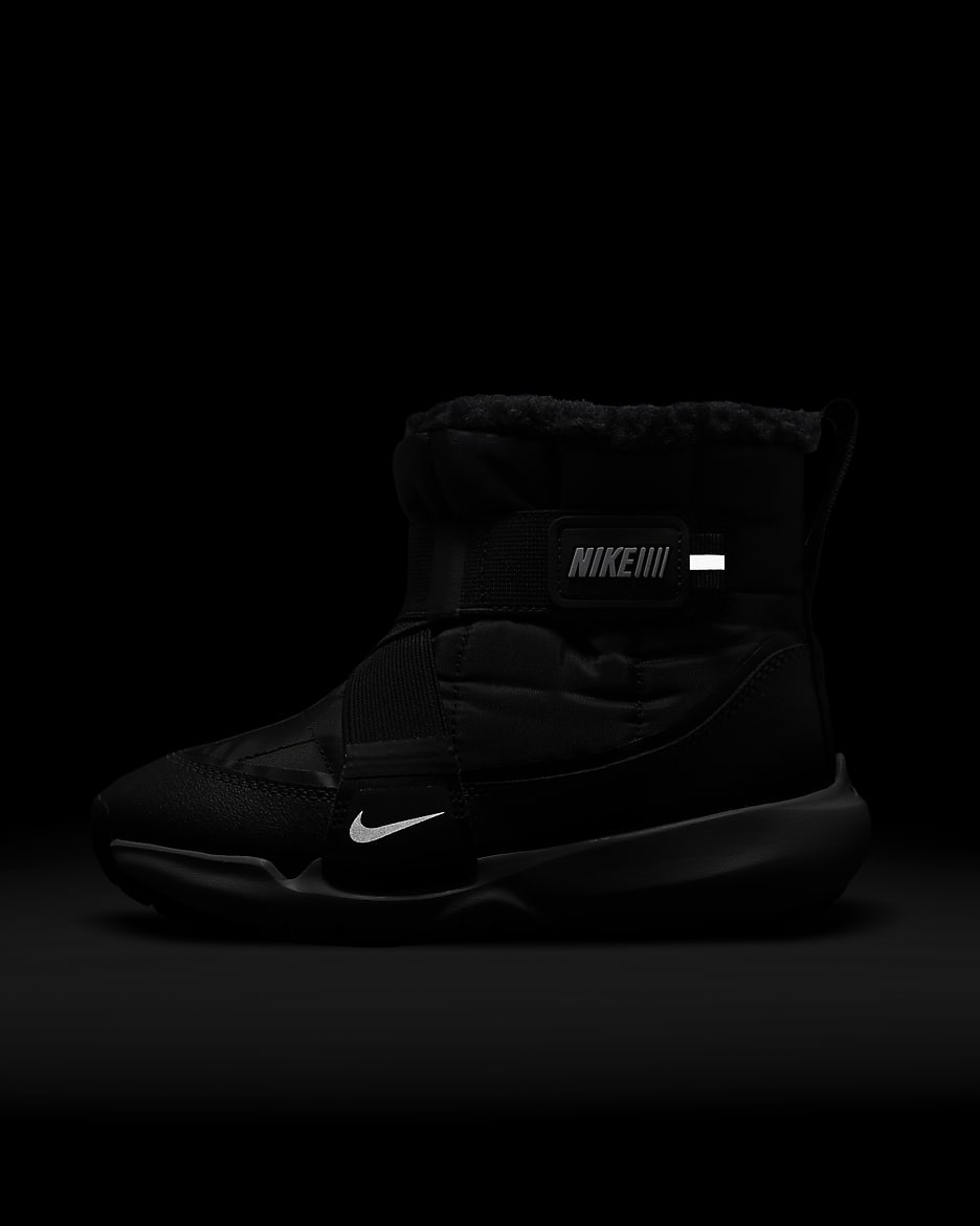 Nike Flex Advance Little Kids' Boots - Black/Dark Smoke Grey/University Red/White