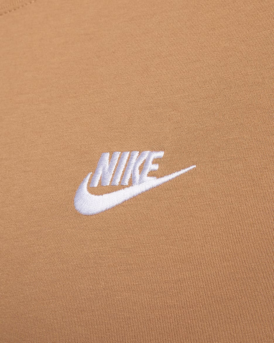 Nike Sportswear Club Men's T-Shirt - Flax